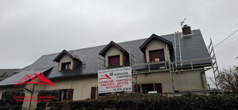 Rénovation toiture à Le Compas - RF Rénovation Couverture
